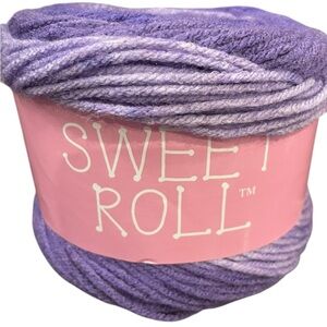 Premier‎ Yarns Sweet Roll GRAPE SWIRL NEW 5 oz 245 Yards Weight 4 Purple Acrylic